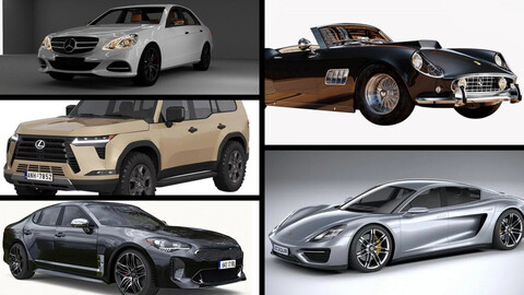 Pack of 5 Luxury Supercars