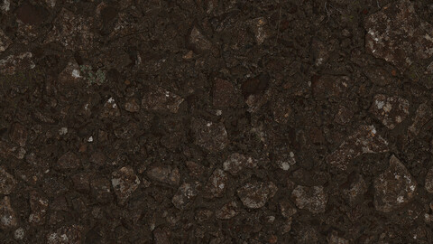 Gravel Seamless Texture 2k (2048*2048) | EXR 5 | JPG 5 File Formats All Texture Apply After Object Look Like A 3D. (1K preview image)