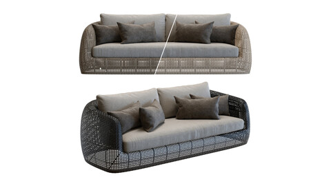 3D Model / Restoration Hardware Gemini Sofa