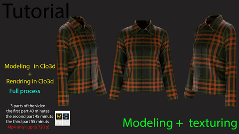 This tutorial is a full process of making in clo3d  and then rendering in clo3d