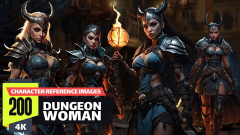 Dungeon Woman VOL.01 | Reference Images