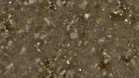 Ground Seamless Texture 2k (2048*2048) | EXR 5 | JPG 5 File Formats All Texture Apply After Object Look Like A 3D. (1K preview image)