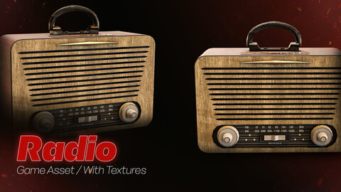 Radio / Game Asset - With Texture