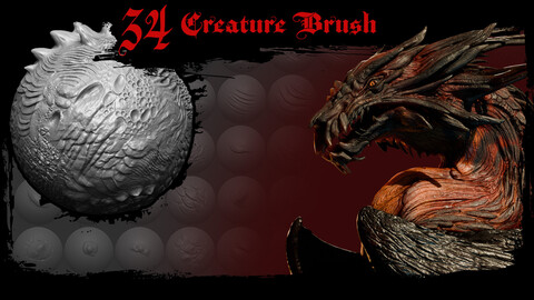 34 Creature Brush