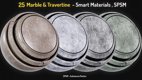 25 Marble & Travertine Smart Materials - Vol 3