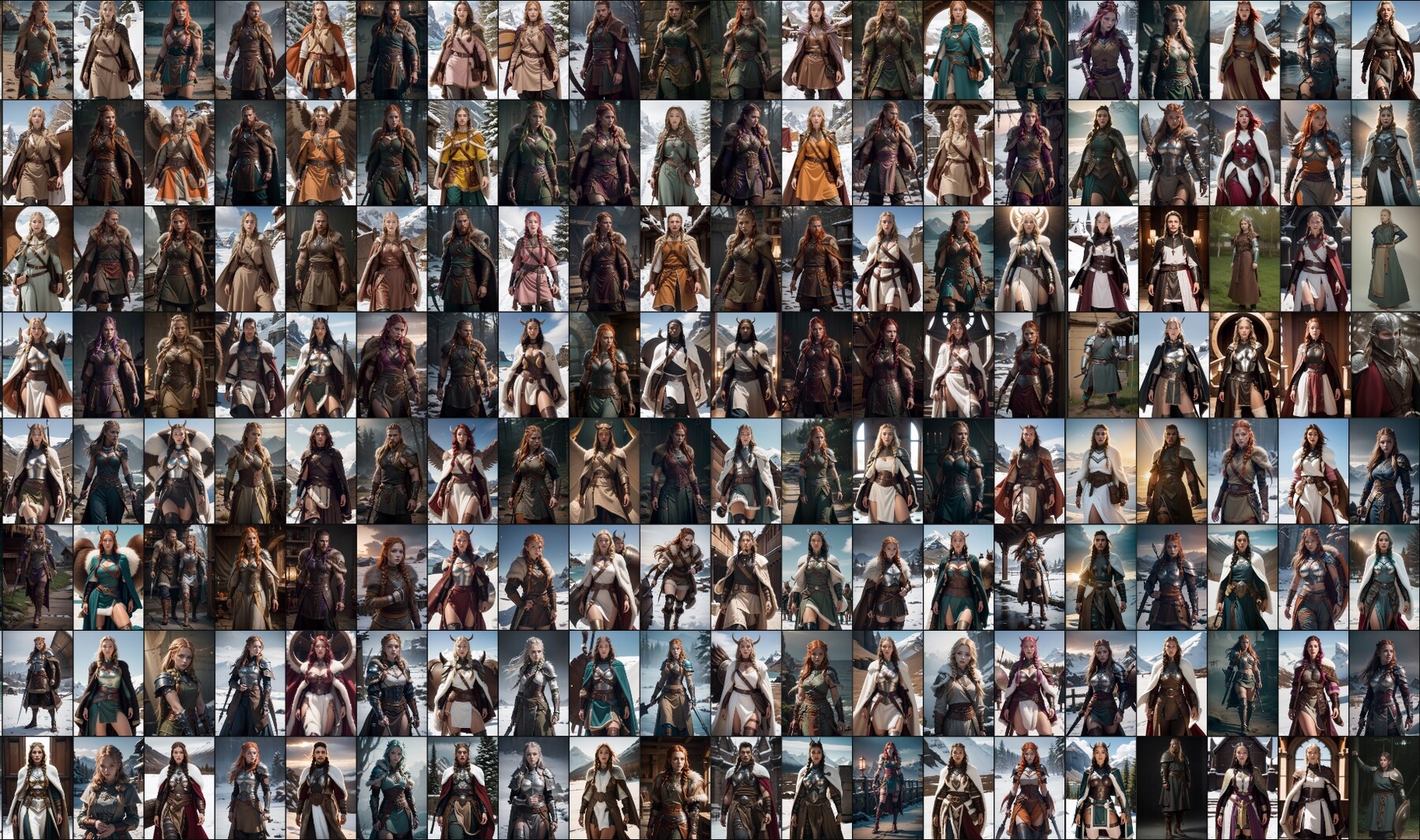 ArtStation - Vikings and Valkyries | Artworks