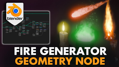 Blender 4 Game Changer Fire Geometry Node