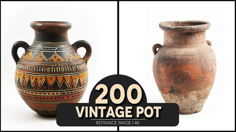 Vintage Pot 4K Reference/Concept Images