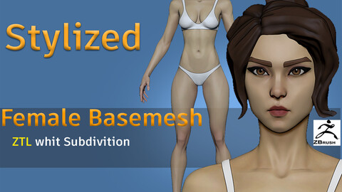 Stylized Female Basemesh