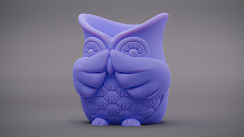 Owl vase