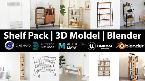 Shelf Pack | 10 Models furniture