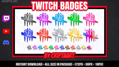 Dead by Daylight Twitch Badges, DBD Five Count Bit Badges, shooter icons, subscribers, video games, item for Stream, Discord, Youtube