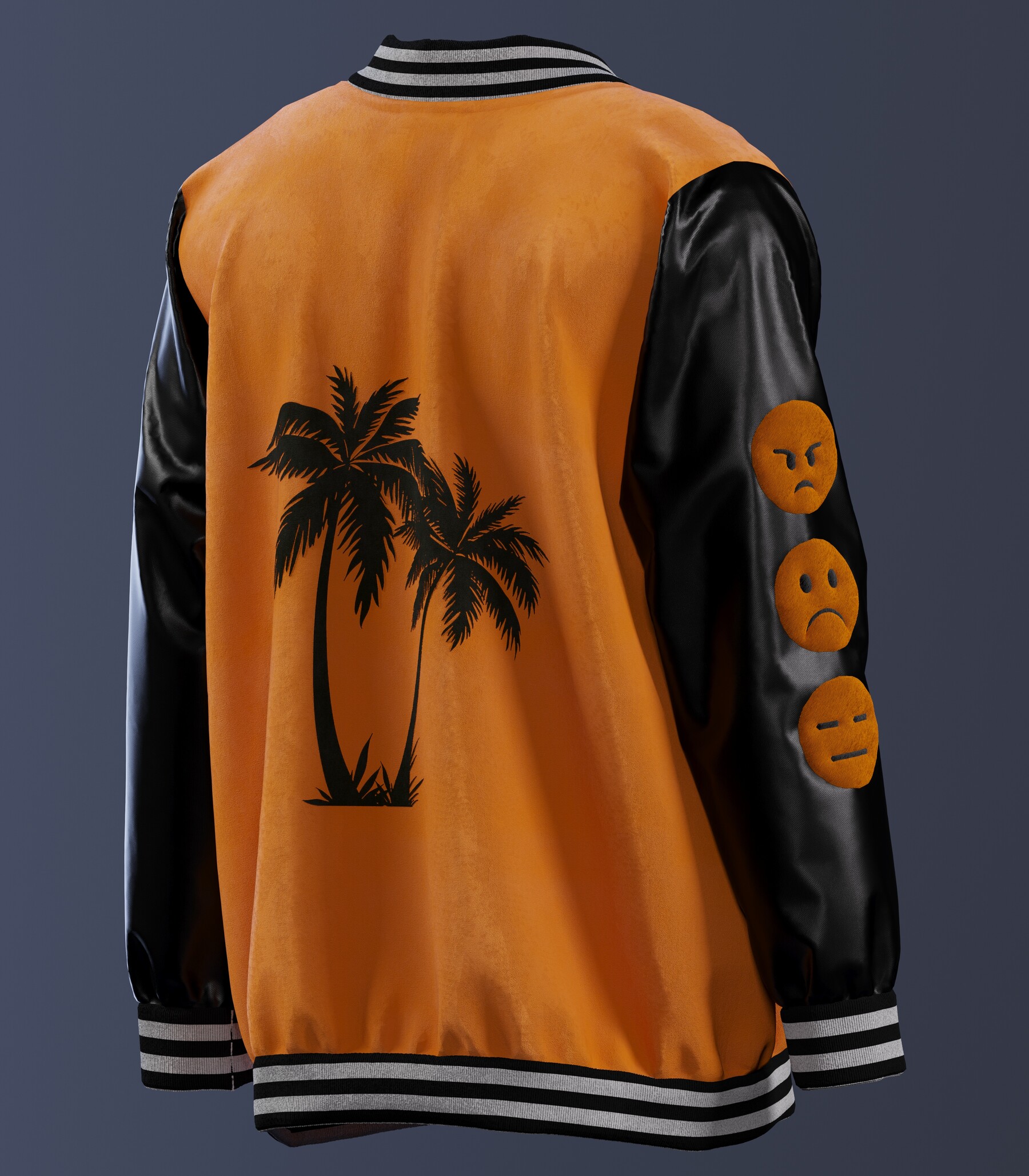 ArtStation - Varsity Jacket (MD project+Tutorial+OBJ+FBX) | Game Assets