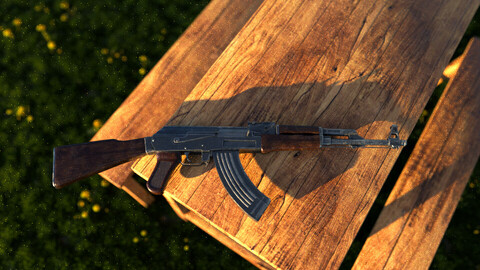 AK-47 Game Asset