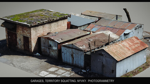 Garages, territory squatting. Photogrammetry