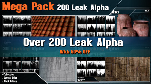 Mega Pack -  200 Leaking Alpha ( Vol.04,Vol.08,Vol.11,Vol.14 ) - with 50% OFF!!!