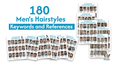 180 Men's Hairstyles Keywords and References