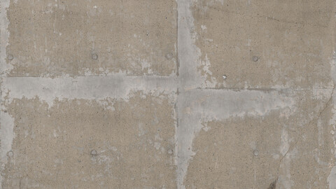 Concrete Seamless Texture 2k (2048*2048) | EXR 5 | JPG 5 File Formats All Texture Apply After Object Look Like A 3D. (1K preview image)