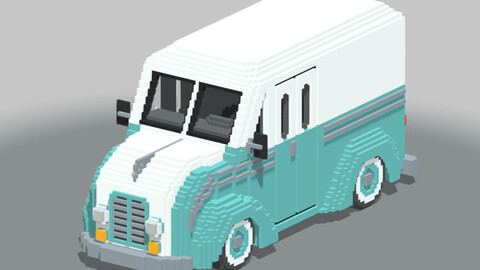 Voxel DivCo Milk Truck