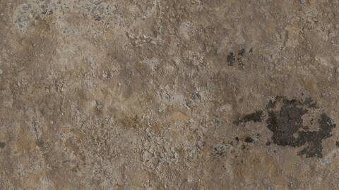 Concrete Seamless Texture 2k (2048*2048) | EXR 5 | JPG 5 File Formats All Texture Apply After Object Look Like A 3D. (1K preview image)