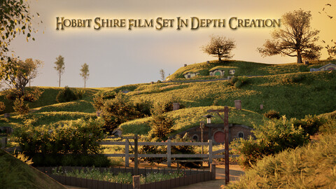 Unreal Engine 5 Environment Creation Course - Hobbit Shire Film Set In Depth Tutorial