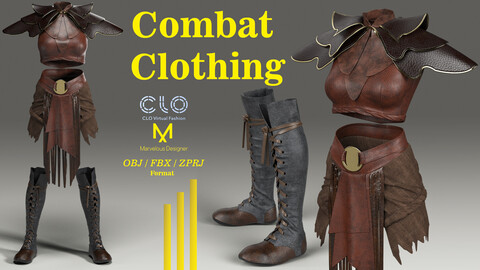 Combat Clothing / ZPRJ/ OBJ/ FBX