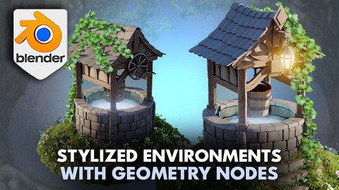 Stylized Environments with Blender 4 Geometry Nodes