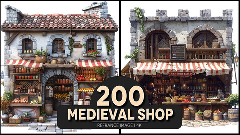 Medieval Shop 4K Reference/Concept Images