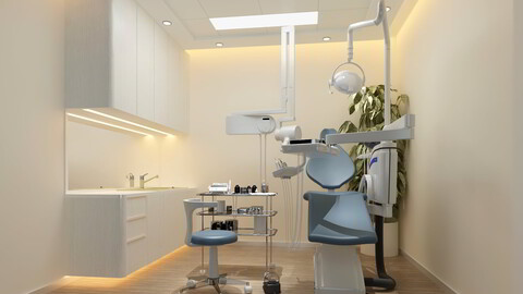 3D  Dental Clinic - hospital room