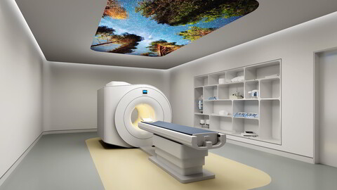 X-ray scanner - scan room - hospital room