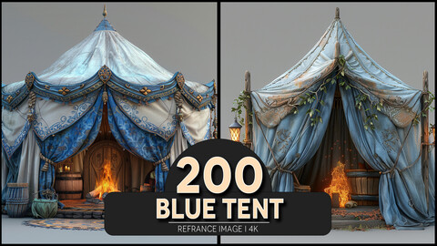 Blue Tent 4K Reference/Concept Images