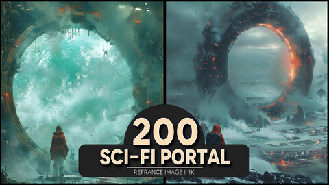 Sci-fi Portal 4K Reference/Concept Images