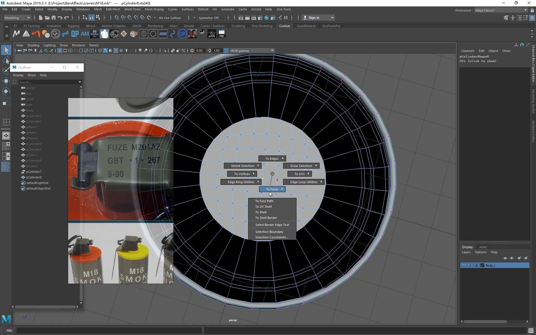 ArtStation - 【3 Hours】Maya: High-Precision Tactical Props - Smoke ...