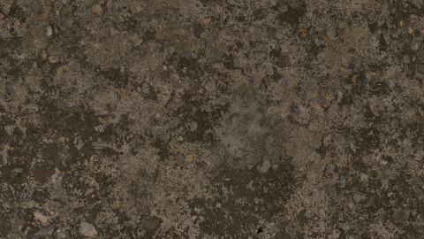 Concrete Seamless Texture 2k (2048*2048) | EXR 5 | JPG 5 File Formats All Texture Apply After Object Look Like A 3D. (1K preview image)