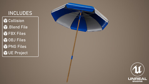 Summer Beach Umbrella