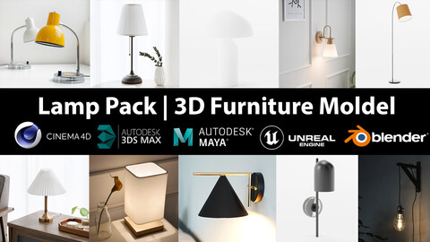 Lamp Pack | 10 Models furniture