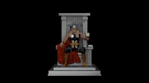 Thor on Throne