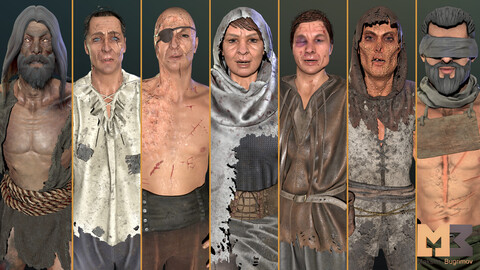 NPC Beggars (Pack)