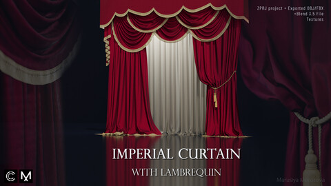 Imperial Curtains with Lambrequin