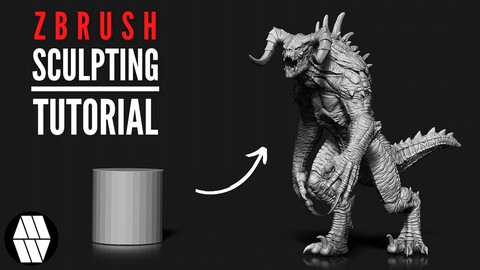 MLW_Creative - ZBRUSH Sculpting Tutorial - Fallout: 'DeathClaw'