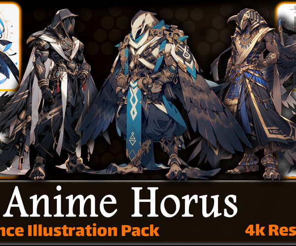 ArtStation - 200 Anime Horus (Full Body) Reference Pack | 4K | v.4 ...