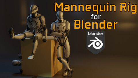 UE5 Mannequin Rig for Blender