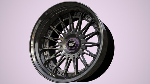 Rotiform NEK Rim/Wheel 3D Model