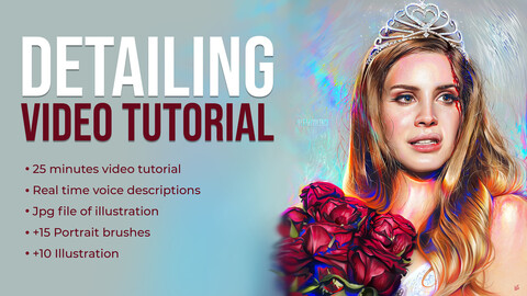 Detailing Illustration in Photoshop Video Tutorial