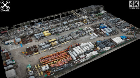 constructions stuff warehouse dronescan