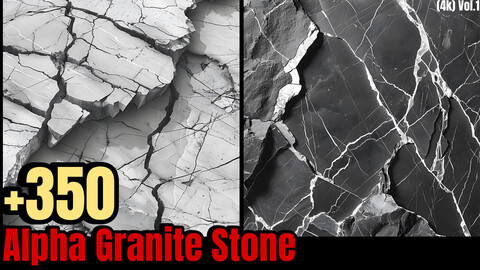 +350 Alpha Granite Stone Concept (4k)