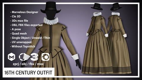 16TH CENTURY OUTFIT