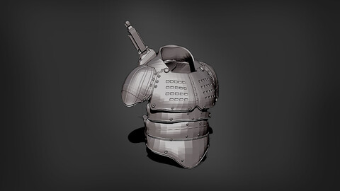 Male Armor (Low Poly)