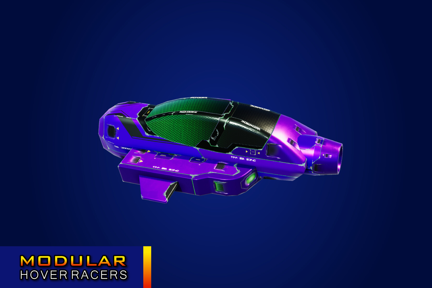 ArtStation - Sci-Fi Modular Hover Racers | Game Assets