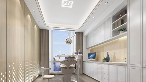 Dental Clinic interior design 3d model